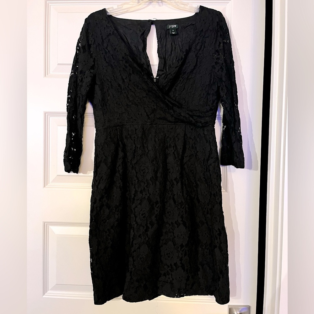 J. Crew Floral Lace Dress